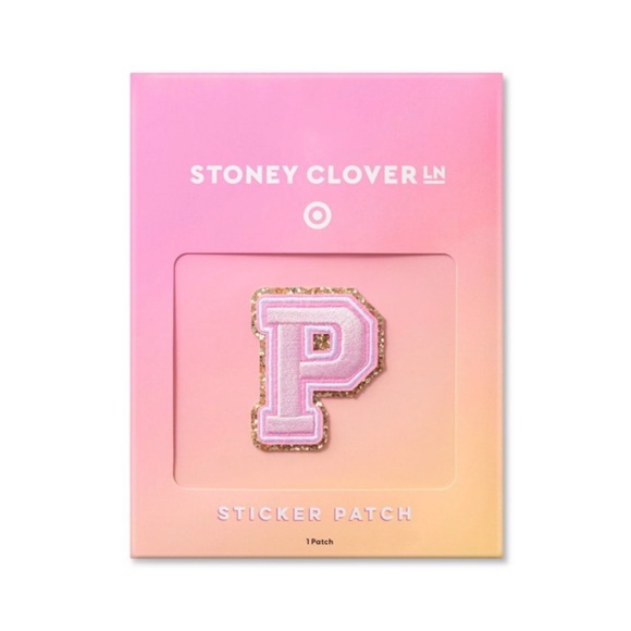 Stoney Clover Lane x Target Light Pink Letter P Patch NIB - Picture 2 of 5